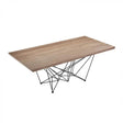 Modrest Naomi Modern Walnut Dining Table Vgewf2203Aa