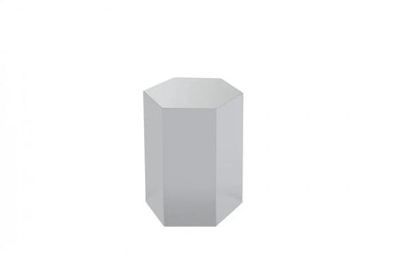 Vig Furniture - Modrest Newmont Large Light Grey High Gloss End Table - Vgbbmnd-Ct45-Ltgry-Et