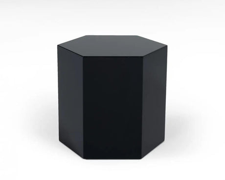 Vig Furniture - Modrest Newmont Medium Black High Gloss End Table - Vgbbmnd-Ct34-Blk-Et