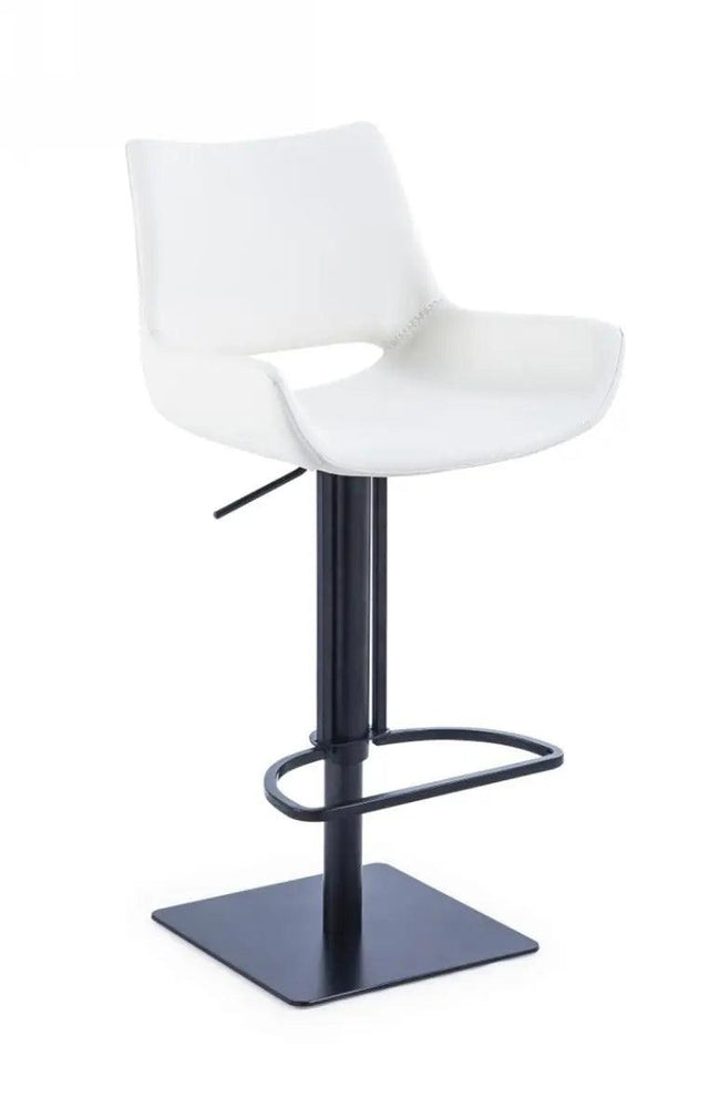 Vig Furniture - Modrest Niles - Modern White Bar Stool - Vghr5364Gb
