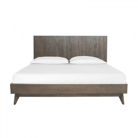 Vig Furniture - Modrest Novak Modern Dark Oak Bed - Vglbnant-Bed