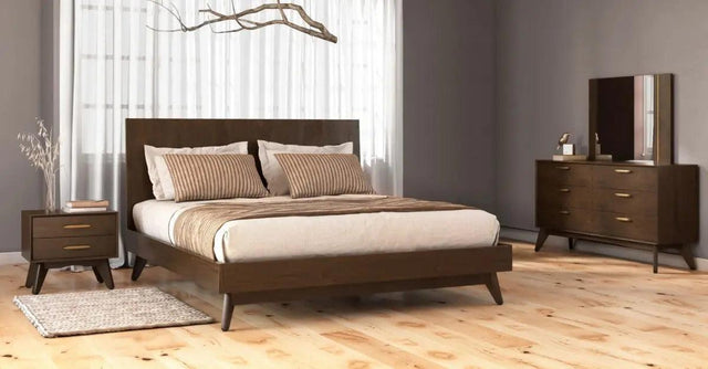 Vig Furniture - Modrest Novak - Modern Dark Oak Bedroom Set - Vglbnant-Set