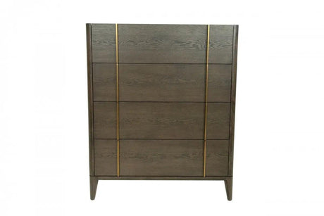 Vig Furniture - Modrest Oakley Mid-Century Dark Brown Chest - Vgwdlcy-Tb4-Oa-Chst