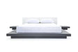 Modrest Opal Modern Wenge & White Platform Bed Vgvcbd855-Wgewht