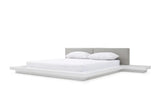 Vig Furniture - Modrest Opal Modern White & Grey Platform Bed - Vgvcbd855-Whtgry