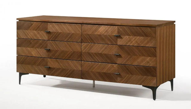 Vig Furniture - Modrest Paula - Mid-Century Walnut Dresser - Vgmabr-103-Dr