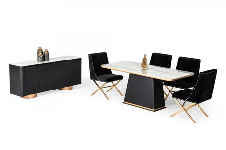 Vig Furniture - Modrest Peak - Modern Black Oak Dining Table - Vghb350T