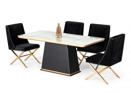 Vig Furniture - Modrest Peak - Modern Black Oak Dining Table - Vghb350T