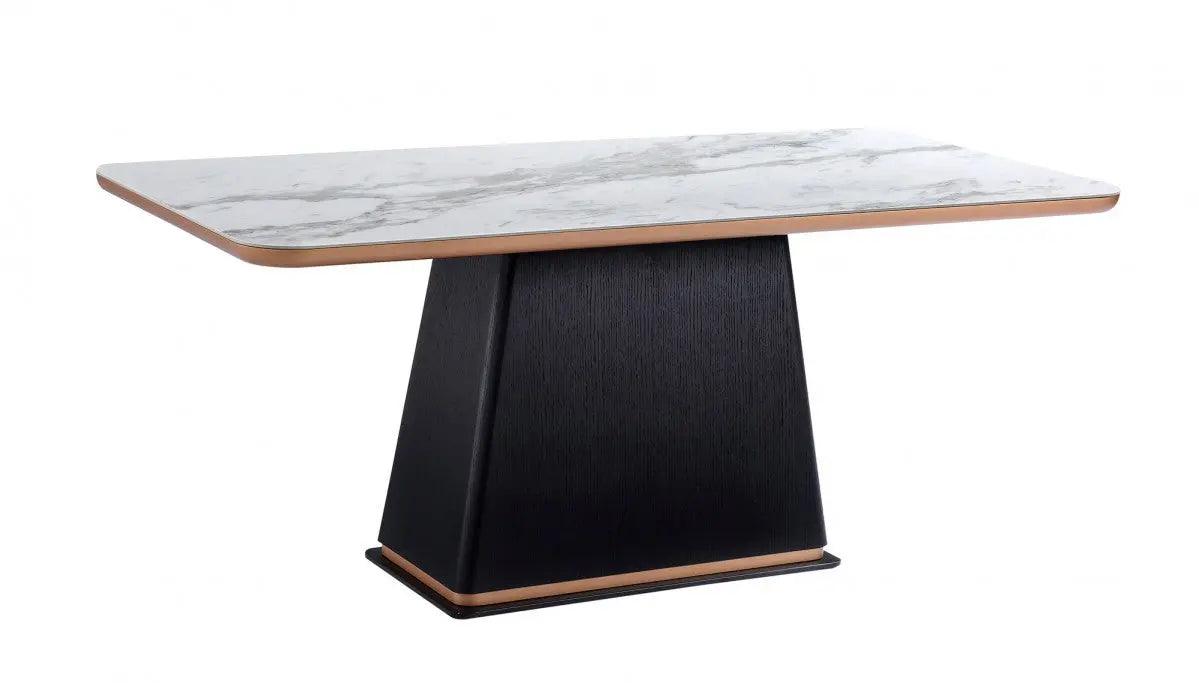 Vig Furniture - Modrest Peak - Modern Black Oak Dining Table - Vghb350T