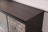 Vig Furniture - Modrest Phelan - Modern Smoked Ash & Brass Buffet - Vgvcg2020-Buf