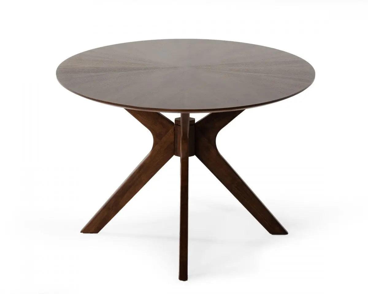 Vig Furniture - Modrest Prospect - Modern Oval Walnut Dining Table - Vgmamit-5276-1