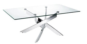 Modrest Pyrite Modern Glass Coffee Table Vgewf1143-2Ba