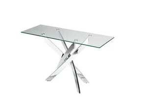 Modrest Pyrite Modern Glass Console Table Vgewf7033Aa