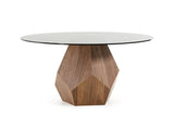 Vig Furniture - Modrest Rackham Modern Walnut Round Dining Table - Vgbbmi1501