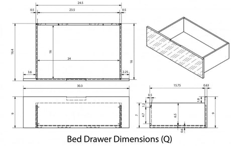 Vig Furniture - Modrest Roger - Mid-Century Acacia Bed - Vgwdroger-Brn-Bed