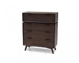 Vig Furniture - Modrest Roger - Mid-Century Acacia Chest - Vgwroger-Brn-Chest