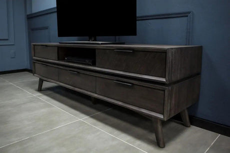 Vig Furniture - Modrest Roger - Mid Century Acacia Tv Stand - Vgwdsthlstv5D-Brn-Tv