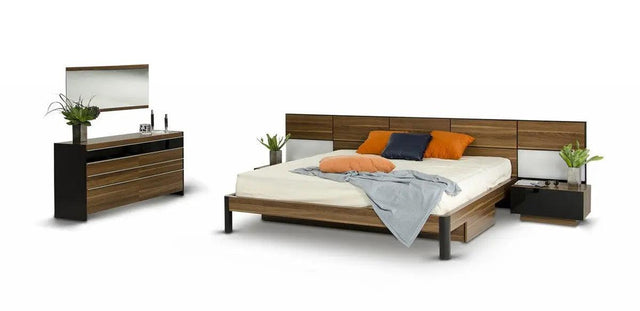 Vig Furniture - Modrest Rondo Modern Queen Bed With Nightstands - Vgwcrondo