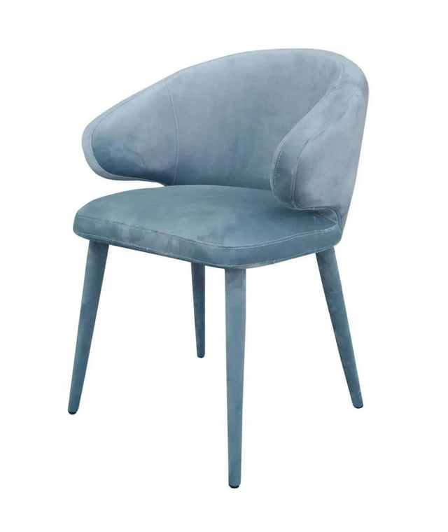 Vig Furniture - Modrest Salem Modern Blue Grey Fabric Dining Chair - Vgeumc-9253Ch-A-Blugry-Dc