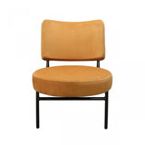 Vig Furniture - Modrest Sami Modern Orange Velvet Accent Chair - Vgswsac356-Or