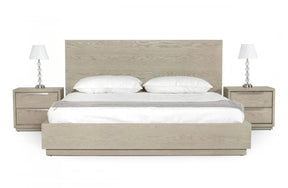 Modrest Samson Contemporary Grey And Silver Bed Vglbhami-Kb207-01