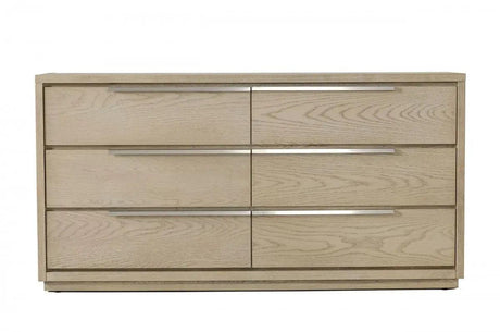 Vig Furniture - Modrest Samson - Contemporary Grey And Silver Dresser - Vglbhami-Dr160-01