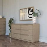 Vig Furniture - Modrest Samson - Contemporary Grey And Silver Dresser - Vglbhami-Dr160-01