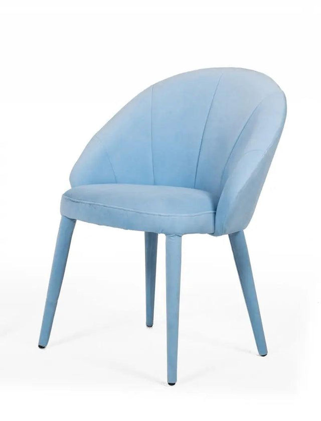 Vig Furniture - Modrest Sanders - Modern Blue Dining Chair - Vgeu-Mc-9193Ch-A