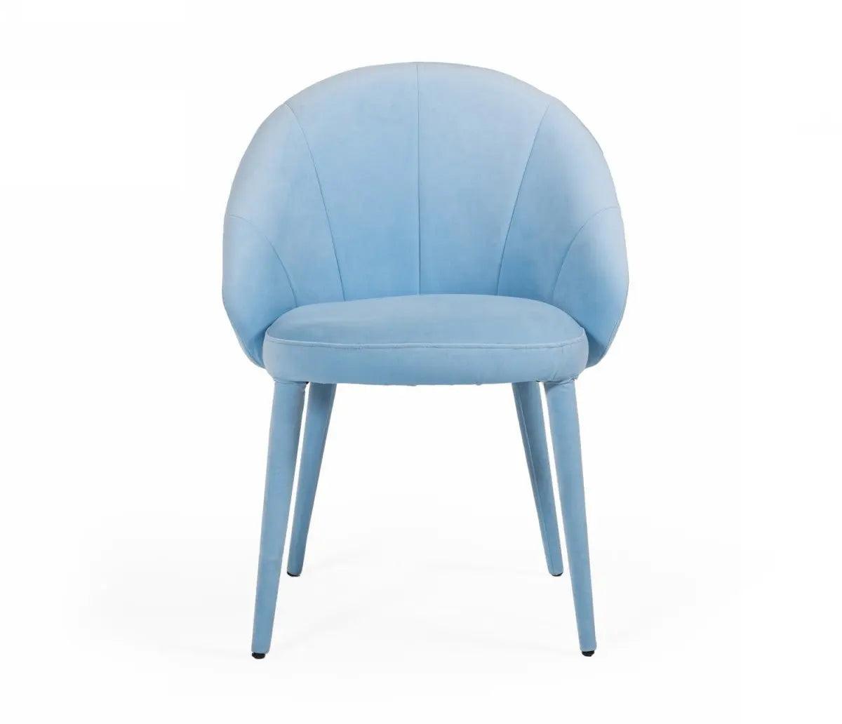 Vig Furniture - Modrest Sanders - Modern Blue Dining Chair - Vgeu-Mc-9193Ch-A