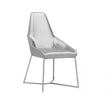 Modrest Sarah Modern Pearl Grey Leatherette Dining Chair (Set Of 2) Vgzay917-Prl