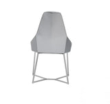 Vig Furniture - Modrest Sarah Modern Pearl Grey Leatherette Dining Chair (Set Of 2) - Vgzay917-Prl