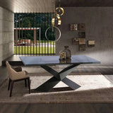 Vig Furniture - Modrest Scott Modern Extendable Glass Dining Table - Vgnsgd8782-Brn-Dt