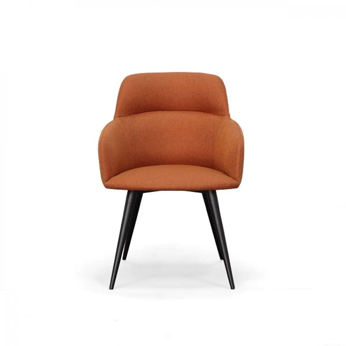 Vig Furniture - Modrest Scranton Modern Orange & Black Dining Chair - Vgyfdc1074-Org-Dc