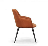 Vig Furniture - Modrest Scranton Modern Orange & Black Dining Chair - Vgyfdc1074-Org-Dc