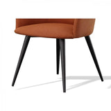 Vig Furniture - Modrest Scranton Modern Orange & Black Dining Chair - Vgyfdc1074-Org-Dc