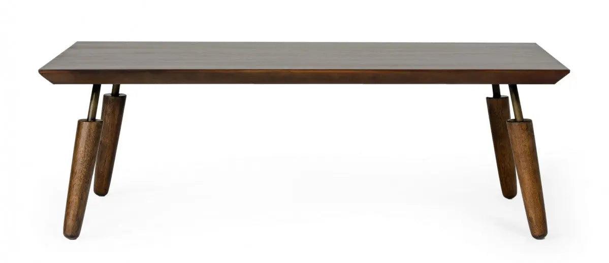 Vig Furniture - Modrest Sebring - Mid-Century Modern Acacia Coffee Table - Vgwh184020202