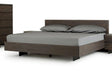Modrest Selma Modern Dark Aged Oak Queen Bed Vgedselma-Bed-Q