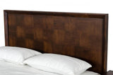 Vig Furniture - Modrest Shane - Modern Acacia & Brass Bed - Vgnxshane-Bed