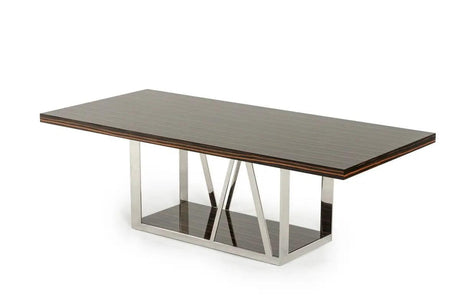 Vig Furniture - Modrest Sherman Modern Ebony Dining Table - Vghb216T3