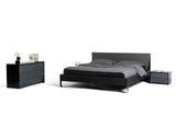 Vig Furniture - Modrest Stone Modern Grey & Black Bed - Vgwcvb01