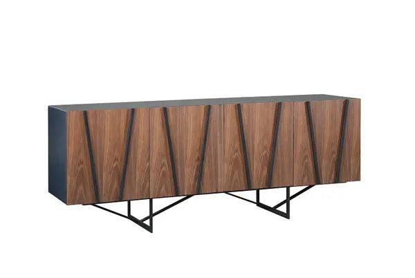 Vig Furniture - Modrest Strand Modern Walnut & Grey Buffet - Vgvcg8978-Md-Wal