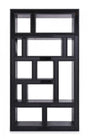 Modrest Suffolk Contemporary Black Ash Bookcase Vgvcbf-003-7