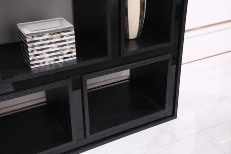 Vig Furniture - Modrest Suffolk - Contemporary Black Ash Bookcase - Vgvcbf-003-7