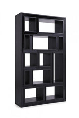 Vig Furniture - Modrest Suffolk - Contemporary Black Ash Bookcase - Vgvcbf-003-7