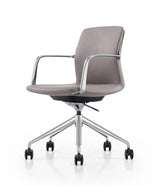 Vig Furniture - Modrest Sundar Modern Black Mid Back Conference Office Chair - Vgfufk004-B11-Gry-Oc