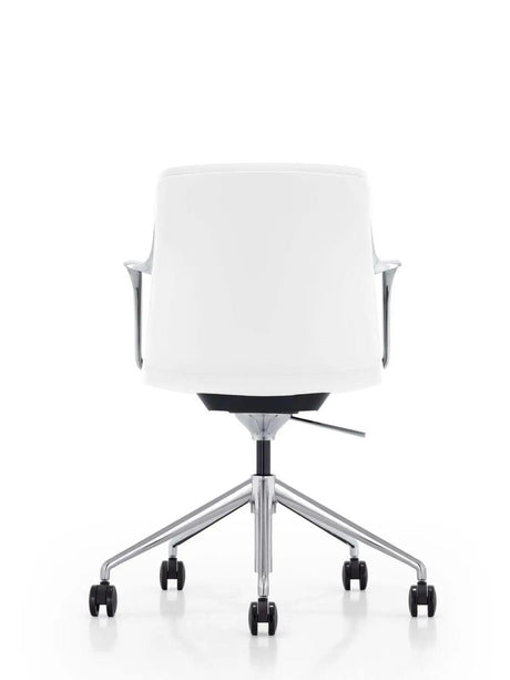 Vig Furniture - Modrest Sundar Modern Grey Mid Back Conference Office Chair - Vgfufk004-B11-Wht-Oc