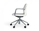 Vig Furniture - Modrest Sundar Modern Grey Mid Back Conference Office Chair - Vgfufk004-B11-Wht-Oc