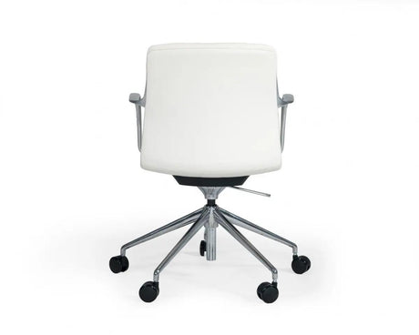 Vig Furniture - Modrest Sundar Modern Grey Mid Back Conference Office Chair - Vgfufk004-B11-Wht-Oc