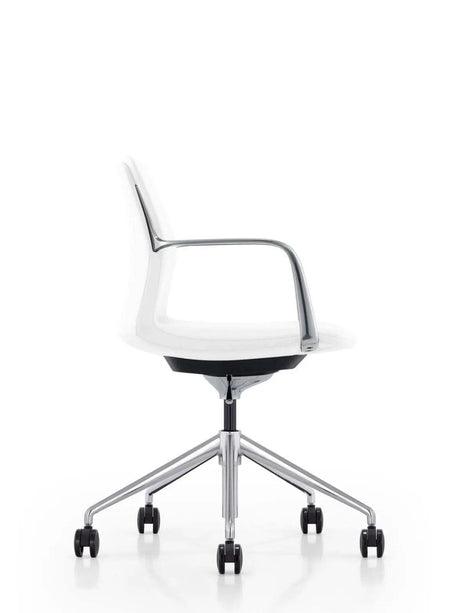 Vig Furniture - Modrest Sundar Modern Grey Mid Back Conference Office Chair - Vgfufk004-B11-Wht-Oc