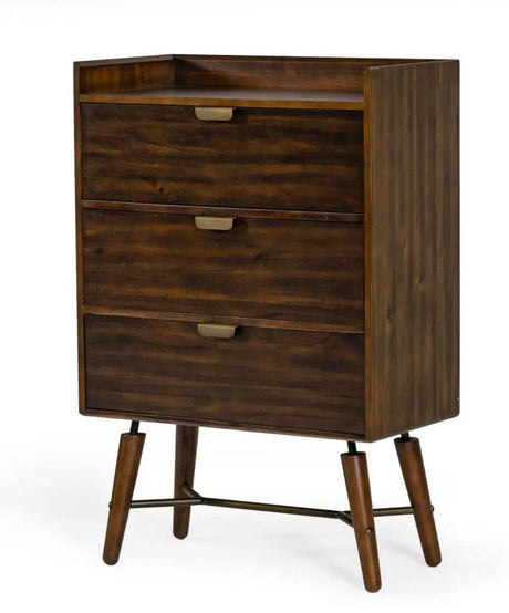 Vig Furniture - Modrest Sutton - Mid-Century Elisa Acacia Chest - Vgwh184030301-Chest